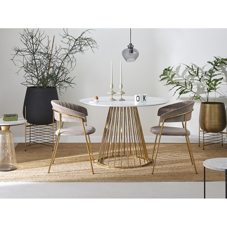 Подсвечник 20см Vivlend бежевый детальная картинка 