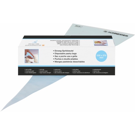 Мешок кондитерский одноразовый 530x275мм 75мкм, 100шт - 391220 Schneider детальная картинка 