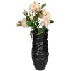 Ваза для цветов Fine 12.4x12.4x30см черная детальная картинка 