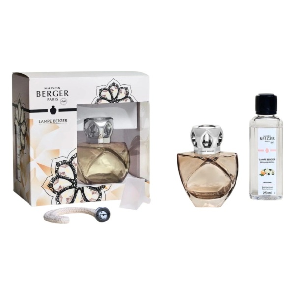 Фото Подарочный набор «‎Вечность» нюдовая лампа Берже с ароматом «‎Цветы для леди» (Lady Flower) 250мл