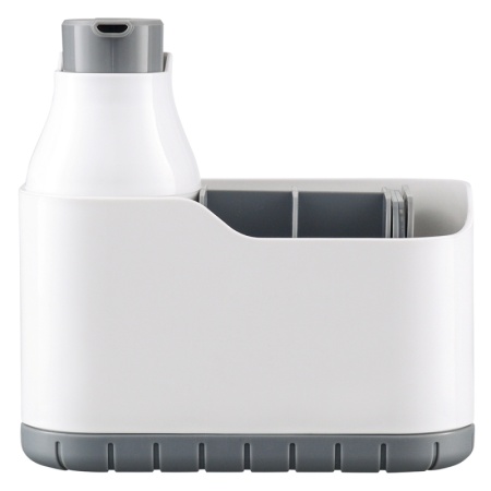 Органайзер с диспенсером для мыла Nour 18.2x8.2x18см детальная картинка 