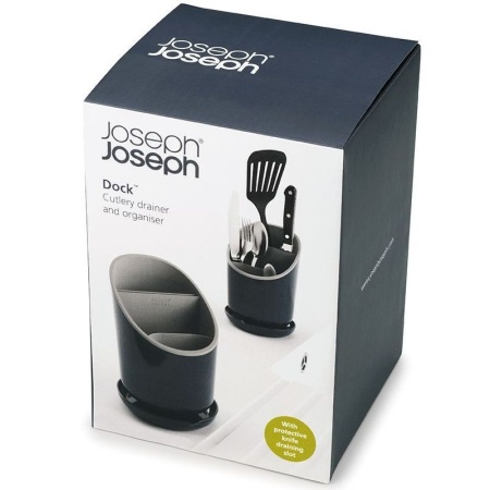 Сушилка для столовых приборов Dock серая - 85075 Joseph Joseph детальная картинка 