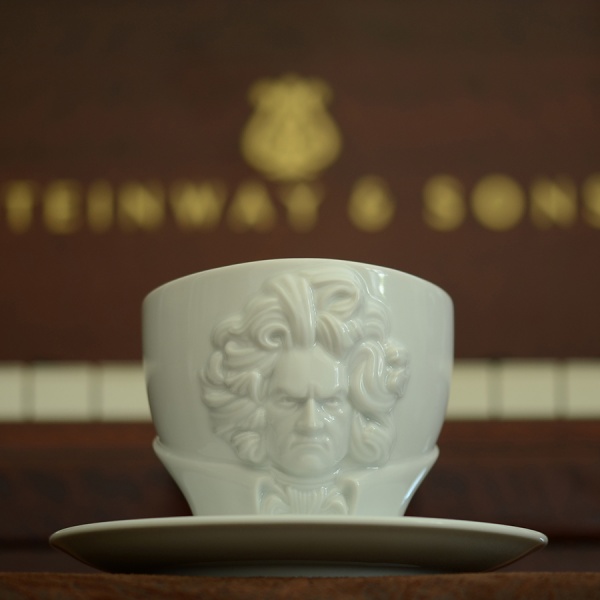 Чайная пара 260мл Talent Ludwig van Beethoven белая детальная картинка 