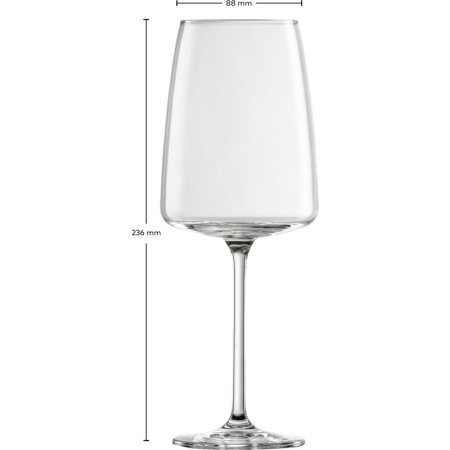 Набор бокалов для вина 535мл VIVID SENSES, 2шт детальная картинка 