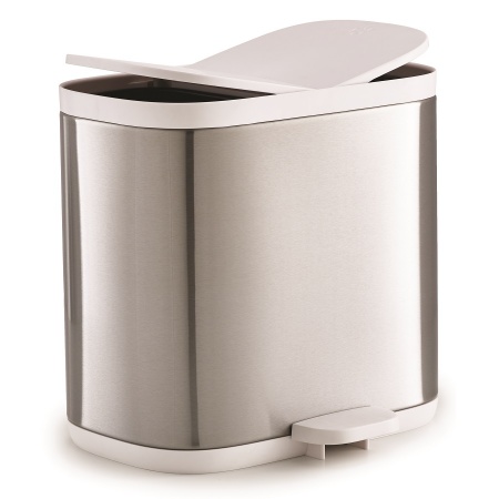Контейнер для мусора Split Steel для ванной комнаты - 70520 Joseph Joseph детальная картинка 