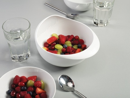 Многофункциональная миска-дуршлаг Prep&Serve зеленая - 40063 Joseph Joseph детальная картинка 