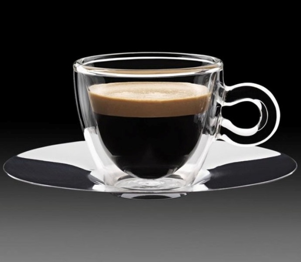 Набор чашек с блюдцами 65мл Thermic Glass Espresso, 2шт детальная картинка 