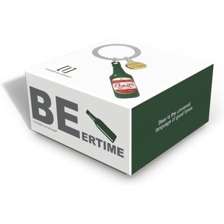 Брелок для ключей "Бутылка пива" детальная картинка 