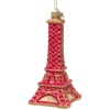 Новогоднее украшение из стекла Vondels "Эйфелева башня" 12см детальная картинка 