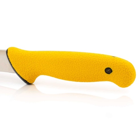 Нож мясной обвалочный 22см изогнутый DUO PRO желтый детальная картинка 