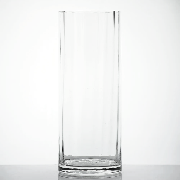 Фото Ваза для цветов 30см ЦИЛИНДР рифленка