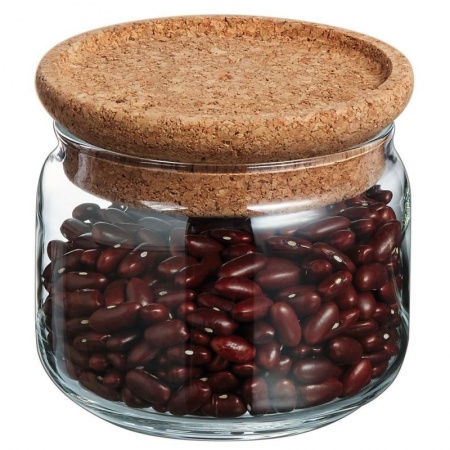 Емкость с крышкой 0.5л Pure Jar Cork - P9619 Luminarc детальная картинка 