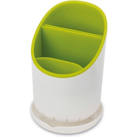Сушилка для столовых приборов со сливом Dock зеленая - 85074 Joseph Joseph детальная картинка 