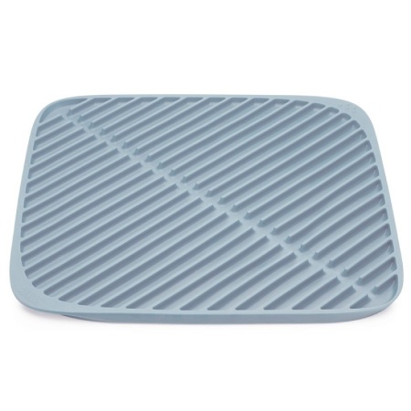 Коврик для сушки посуды Flume 31.5х34.5см голубой детальная картинка 