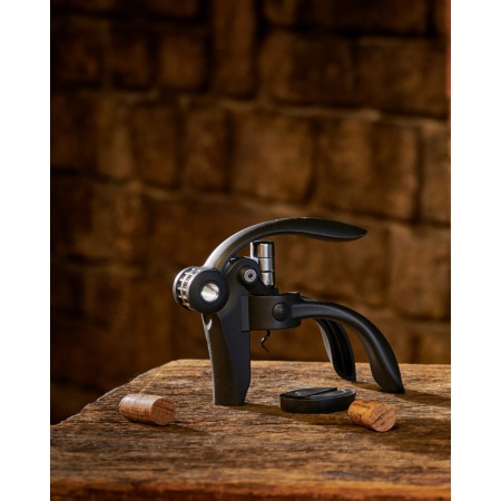 Штопор механический BALTAZ Dark с обрезателем фольги детальная картинка 