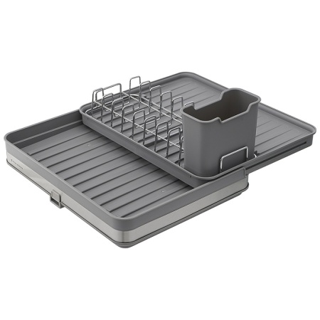 Сушилка для посуды раздвижная большая Atle серая — Smart Solutions детальная картинка 