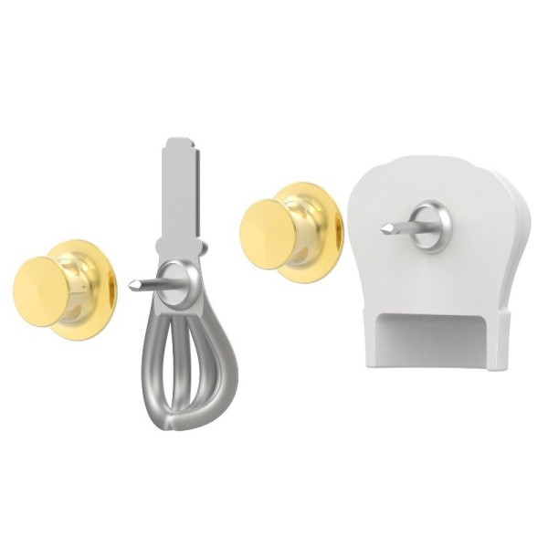 Фото Набор брошей "Колпак повара и венчик"