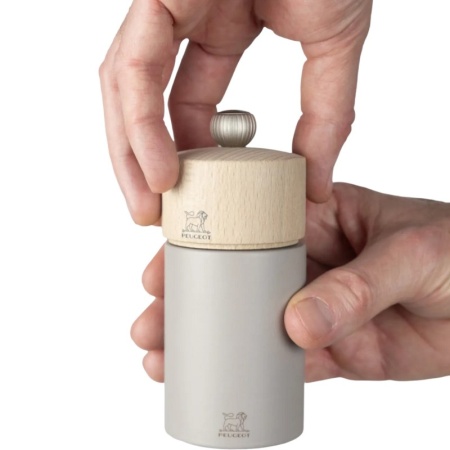 Мельница для соли BOREAL pebble grey 12см - Zirlion детальная картинка 