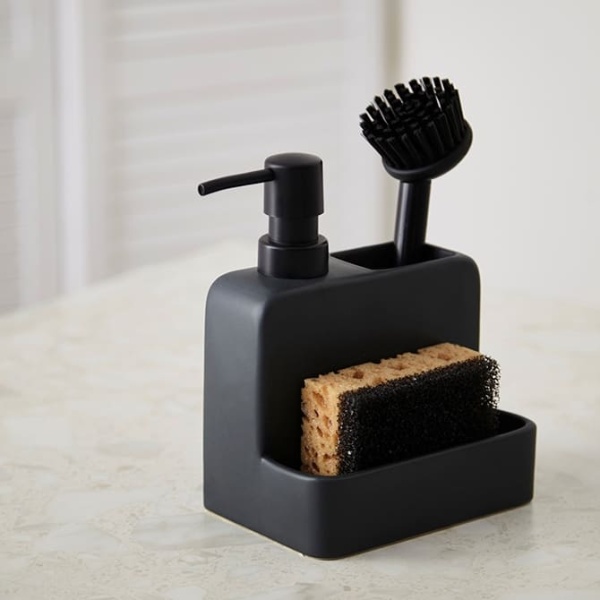 Фото Органайзер с диспенсером для мыла Noble 280мл графит — Smart Solutions