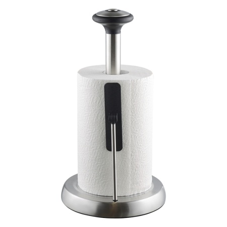 Держатель для бумажных полотенец со стоппером Mio 19.5x37см хром детальная картинка 