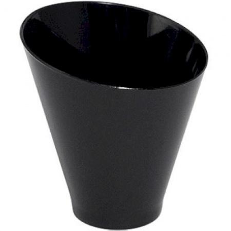 Стаканчик 70мл 6x(h)6.4см черный, серия Diagonal, 25шт детальная картинка 