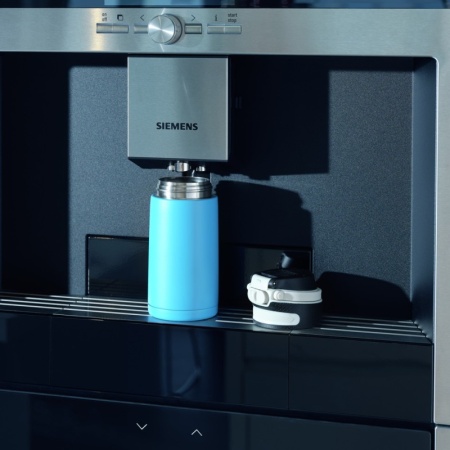 Термокружка 350мл Flip голубая детальная картинка 