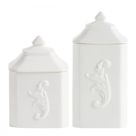 Баночки с крышкой для ванны Elegance, 2шт детальная картинка 