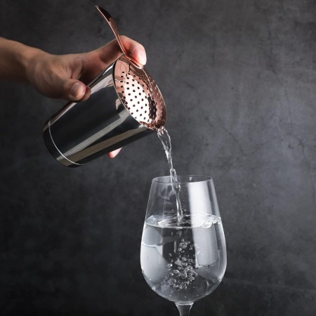 Стрейнер джулеп 7.7x16.5см Profi-Chef медный цвет детальная картинка 