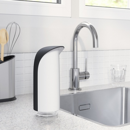 Диспенсер для мыла Emperor 255мл черный/белый детальная картинка 