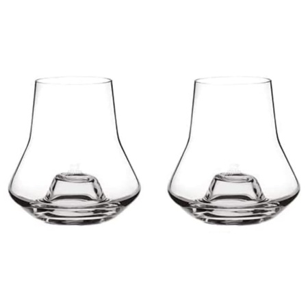 Набор стаканов для дегустации виски на охлаждающей подставке Whisky Atmosphere Noir mat, 2шт детальная картинка 