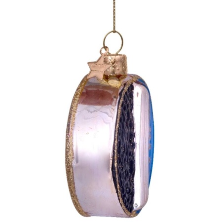 Новогоднее украшение из стекла Vondels "Банка икры" 7.5см детальная картинка 