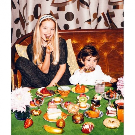 Новогоднее украшение из стекла Vondels "Золотой круассан" 10см детальная картинка 