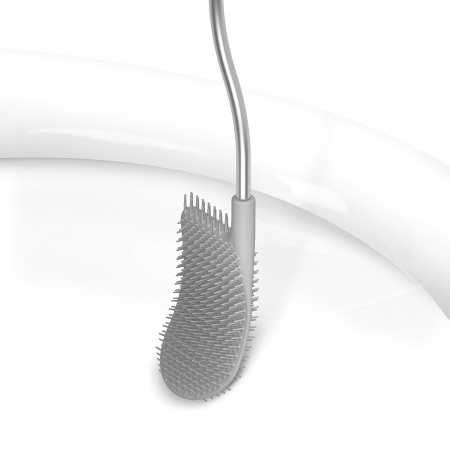 Ершик для унитаза Flex Lite белый/серый - 70522 Joseph Joseph детальная картинка 