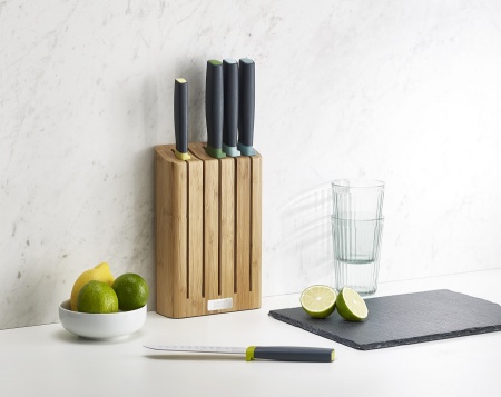 Набор ножей Elevate Knives Bamboo в подставке из бамбука - 10300 Joseph Joseph детальная картинка 