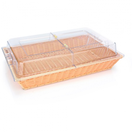 Корзинка для хлеба 15см GN1/1 с крышкой детальная картинка 
