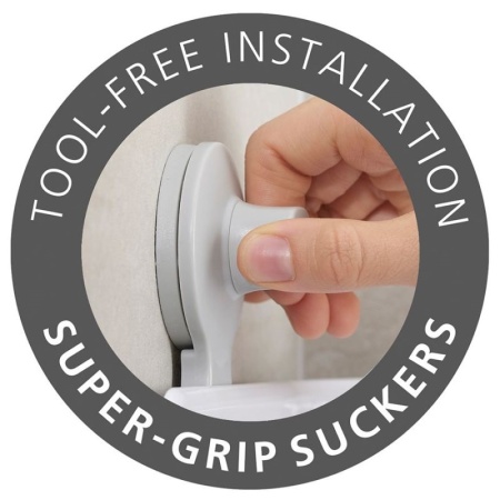 Набор полок для душа EasyStore белый, 2шт - 70550 Joseph Joseph детальная картинка 