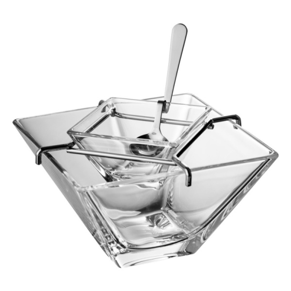 Фото Икорница 14x(h)10см TORCELLO с ложечкой