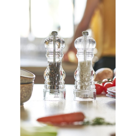 Набор мельниц для соли и перца NANCY Transparent 18см детальная картинка 