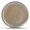 Тарелка Ø26.5см CONCHA коричневая детальная картинка 