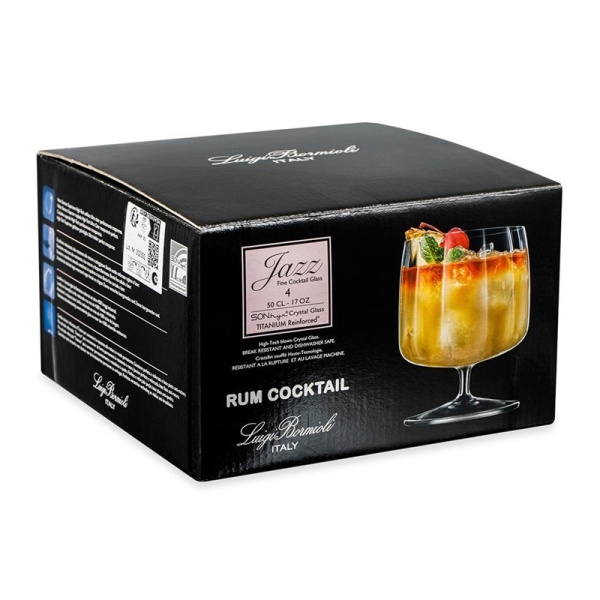 Фото Набор бокалов для коктейля 500мл Rum Cocktail JAZZ, 4шт