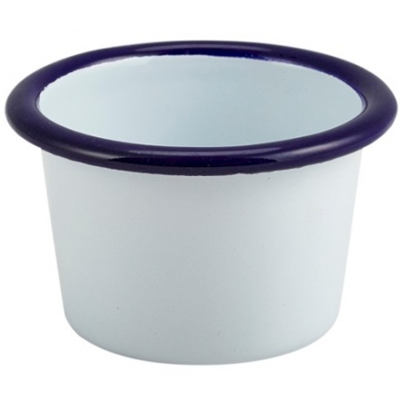 Миска 90мл Ø7x(h)4.3см White & Blue детальная картинка 