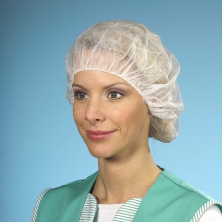 Шапочка повара 30см Берет одноразовый, 100шт детальная картинка 