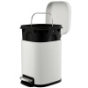 Ведро мусорное с педалью 6л светло-серое детальная картинка 