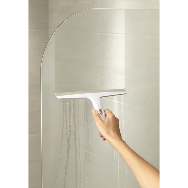 Скребок водосгон для зеркал и душевых кабин EasyStore белый/серый - 70560 Joseph Joseph детальная картинка 