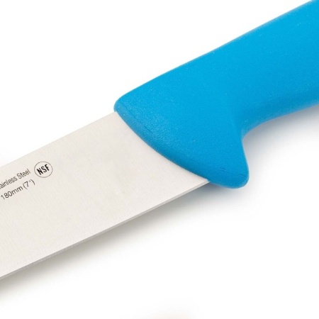 Нож мясной разделочный 18см 2900 синий детальная картинка 