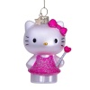 Новогоднее украшение из стекла Vondels 'Hello Kitty с волшебной палочкой' 9см детальная картинка 