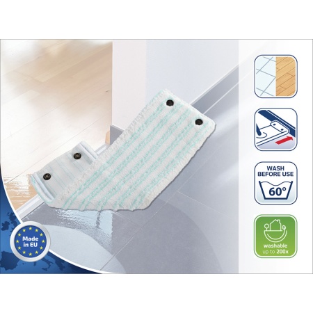 Сменная насадка для швабры Clean Twist M и Combi M 33см micro duo тряпка для всех типов полов детальная картинка 