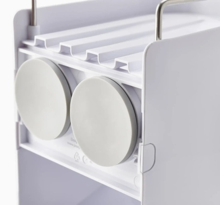 Полка для душа Capsule 4 яруса, белая - 70564 Joseph Joseph детальная картинка 