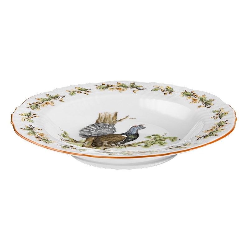 Обеденный сервиз "Охота" 17 предметов детальная картинка 