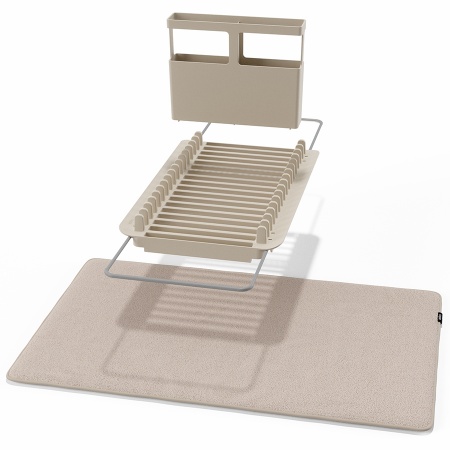 Коврик для сушки посуды Udry, бежевый детальная картинка 